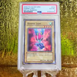 Harpie Lady PSA 6 Uncensored Art MRD-008 Unlimited Yu-Gi-Oh! - Image 1