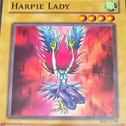 Harpie Lady PSA 6 Uncensored Art MRD-008 Unlimited Yu-Gi-Oh! - Image 2