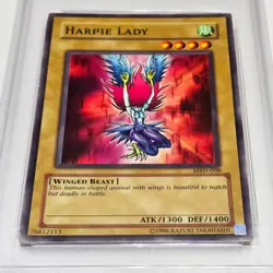 Harpie Lady PSA 6 Uncensored Art MRD-008 Unlimited Yu-Gi-Oh! - Image 4