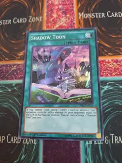 Yugioh Shadow Toon DRL2-EN025 Super Rare 1st Edition Near Mint - Image 1