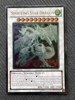 Yugioh Shooting Star Dragon 1st Edition Ultimate Rare STBL-EN040 NM - Image 1