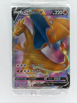 Pokemon Card CHARIZARD V SWSH050 Rare Black Star Promo - SEALED! - Image 2