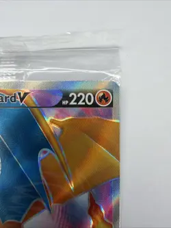 Pokemon Card CHARIZARD V SWSH050 Rare Black Star Promo - SEALED! - Image 3