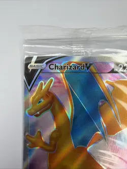 Pokemon Card CHARIZARD V SWSH050 Rare Black Star Promo - SEALED! - Image 4