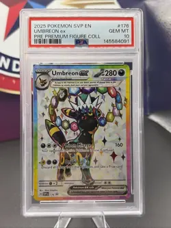 Umbreon ex 176 SVP176 Sv: Scarlet & Violet Promo Cards Holo PSA 10 - Image 1