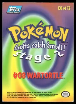Pokemon Cards Wartortle #67 Topps The First Movie Trading Cards LP *1 - Image 2