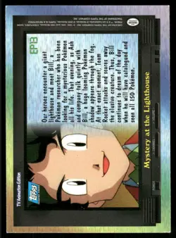 Pokemon Cards Mystery at the Lighthouse #135 Topps Trading Cards Series 2 LP *3 - Image 2