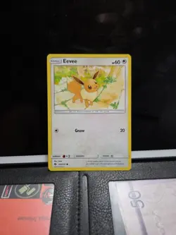 Eevee 155/214 Common SM - Lost Thunder Pokemon Card - Image 1