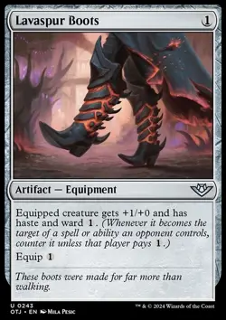 Lavaspur Boots - Non-Foil - otj - 243 | MTG Card - Image 3