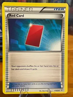 2016 Pokemon XY Generations Trainer Red Card Item 71/83 Uncommon MP - Image 1