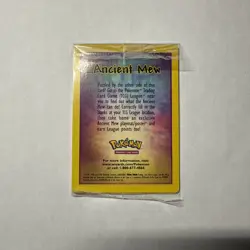 Ancient Mew SEALED Pokemon Unopened 2000 Movie Promo Holo Card - RARE Near Mint - Image 1