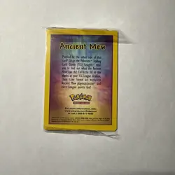 Ancient Mew SEALED Pokemon Unopened 2000 Movie Promo Holo Card - RARE Near Mint - Image 4