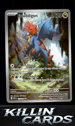 Druddigon - 151/086 151/086 Pokemon Illustration Rare SV: White Flare Card NM - Image 1