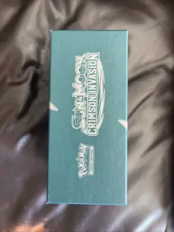 EMPTY TCG Crimson Invasion ETB Pokemon Elite Trainer Box Sun & Moon Pokemon Card - Image 2