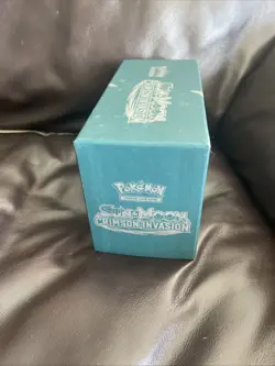 EMPTY TCG Crimson Invasion ETB Pokemon Elite Trainer Box Sun & Moon Pokemon Card - Image 4