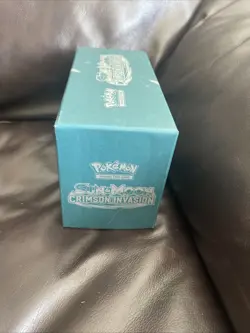 EMPTY TCG Crimson Invasion ETB Pokemon Elite Trainer Box Sun & Moon Pokemon Card - Image 5