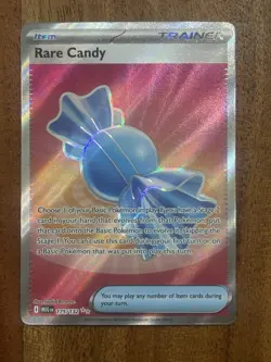 Pokemon TCG Mega Evolution Trainer Holo Card 175/132 Rare Candy NM - Image 1