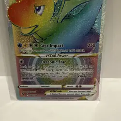 Pokemon Dragonite VSTAR 081/078 Pokemon GO Secret Rainbow Rare Holo Card - Image 3
