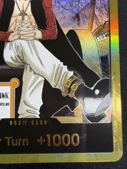 DON!! Card (Dracule Mihawk) (Gold) The Azure Sea's Seven Foil - Image 4