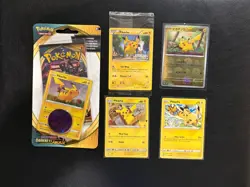 Pikachu Pokemon Card Lot, Promo, Sealed - Image 1