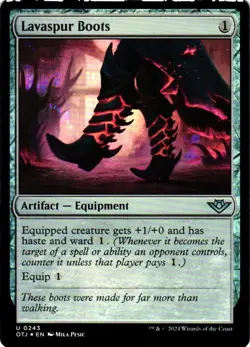 Lavaspur Boots U Outlaws of Thunder Junction 243 NM - Image 1