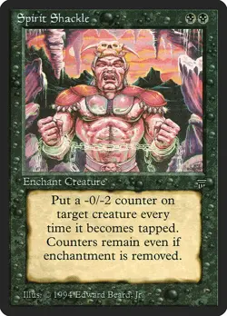 MTG Legends --- SPIRIT SHACKLE --- Common! NM! Magic the Gathering! - Image 1
