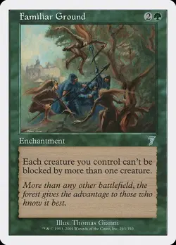 MTG 7th Edition --- FAMILIAR GROUND --- Uncommon! NM! Magic the Gathering! - Image 3