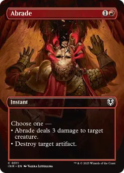 Abrade Borderless 311 MTG Innistrad Remastered Common NP - Image 1