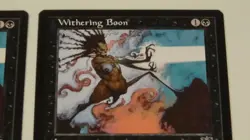 Withering Boon x's 2 Robert Bliss Magic the Gathering 1996 both excellent - Image 4