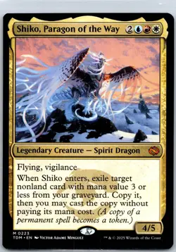 Shiko, Paragon of the Way M Tarkir: Dragonstorm 223 NM - Image 1