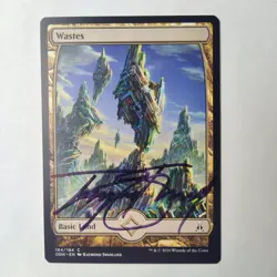 MTG Wastes (184) Oath of the Gatewatch - Signed by Artist Raymond Swanland - Image 1