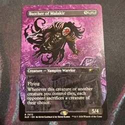 MTG REGULAR BUTCHER OF MALAKIR 7062 TMNT SECRET LAIR TOTALLY TUBULAIR COLORS - Image 1