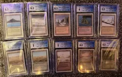 All 10 Revised Dual Lands lot Graded - Image 1