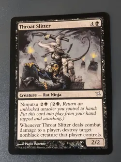 Throat Slitter X1 Betrayers Of Kamigawa NM Condition See Pics Front/back - Image 1