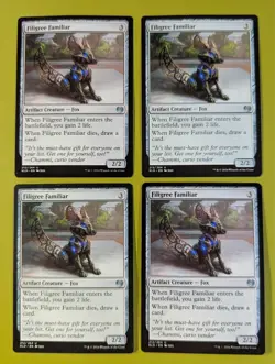 Filigree Familiar x4 Kaladesh 4x Playset Magic the Gathering MTG - Image 1