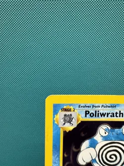 Pokemon TCG Polywrath Holo Rare Base Set 2 015/130 LP - Image 2