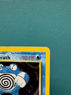 Pokemon TCG Polywrath Holo Rare Base Set 2 015/130 LP - Image 3