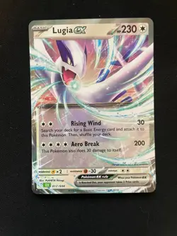 Lugia ex 017/034 Holo Classic Collection Trading Card Game Classic Pokemon NM - Image 2