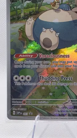 Sealed Pokemon TCG Snorlax 051 SV Scarlet & Violet Promo Card Holo - Image 4