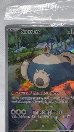 Sealed Pokemon TCG Snorlax 051 SV Scarlet & Violet Promo Card Holo - Image 5