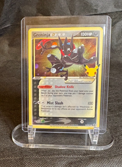 Pokemon TCG Greninja Gold Star SWSH144 Promo Celebrations - Image 1