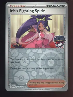 Pokemon Iris' Fighting Spirit Staff Promo Regional Championship #149 - Image 1