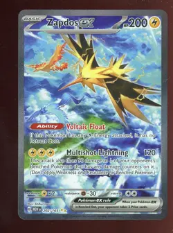 2023 Pokemon MEW EN Special Illustration Rare #202 Zapdos ex - Image 1