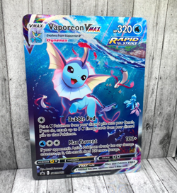 Vaporeon VMax Holo #SWSH182 Black Star Promo Pokemon Jumbo Card TCG CCG - Image 1