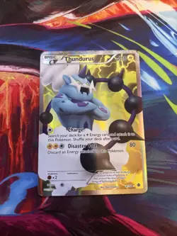 Pokemon TCG Thundurus Emerging Powers Holo Full Art Rare Card 97/98 (no Texture) - Image 2