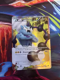 Pokemon TCG Thundurus Emerging Powers Holo Full Art Rare Card 97/98 (no Texture) - Image 3