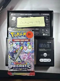 22.61 Prismatic Evolutions Pokemon Booster Pack New Sealed - Image 1
