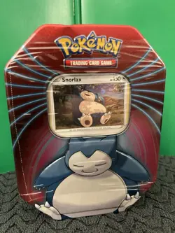 Pokemon TCG: Mighty Mysterious Snorlax Collector’s Tin- Sealed - New - Image 1