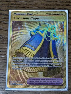 Luxurious Cape 265/182 Sv04: Paradox Rift Holo Hyper Rare Pokemon TCG NM - Image 1