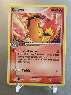 Pokemon Quilava 45/115 ex Unseen Forces NM - Image 1